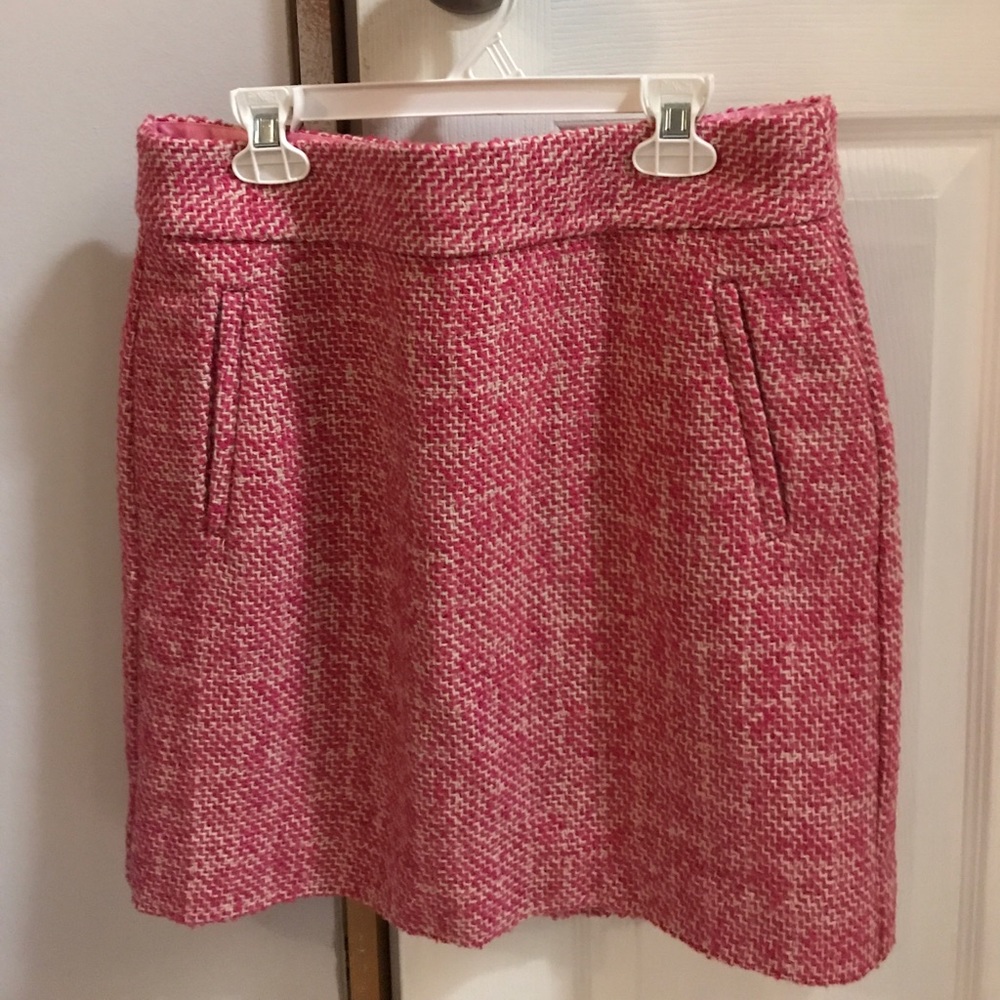 Pink and white skirt